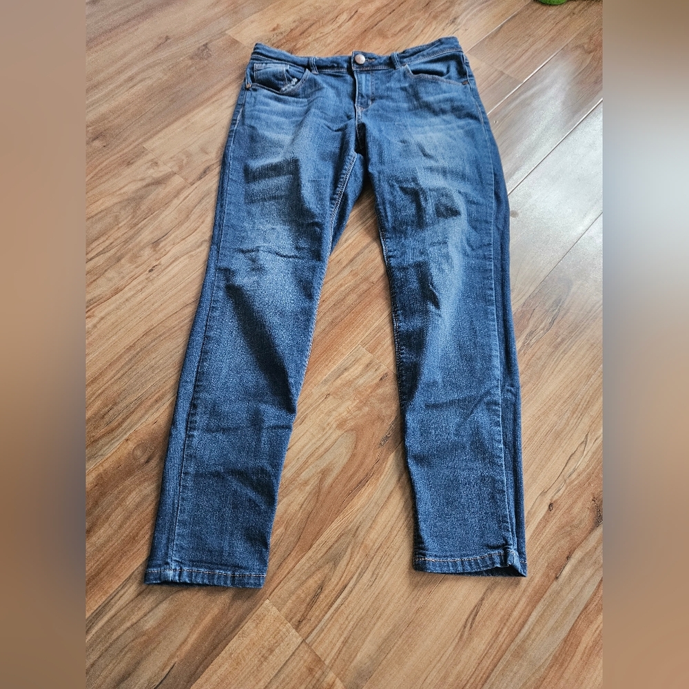 1822 Denim Women's Skinny Jeans in Deep Blue Size 10